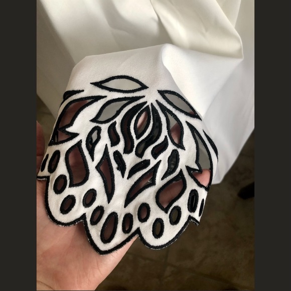 Tahari by Arthur S. Levine’s Cotton Colorblock Dress - Picture 9 of 12